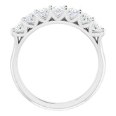 14K White 1 3/4 CTW Natural Diamond Anniversary Band